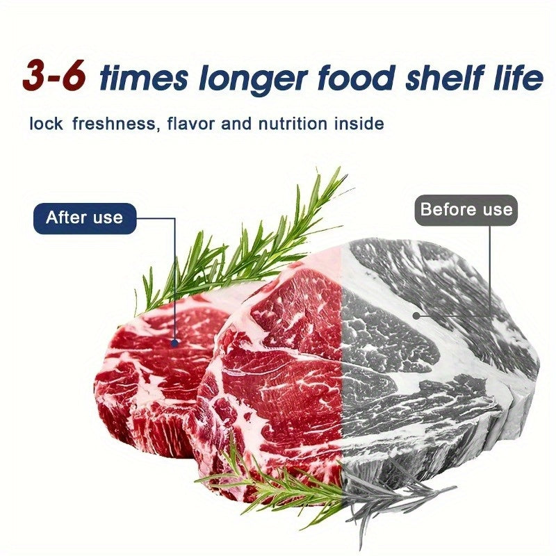 BPA-Free Vacuum Food Storage Bags for Meat Seafood Vegetables Fruits 200 Pack