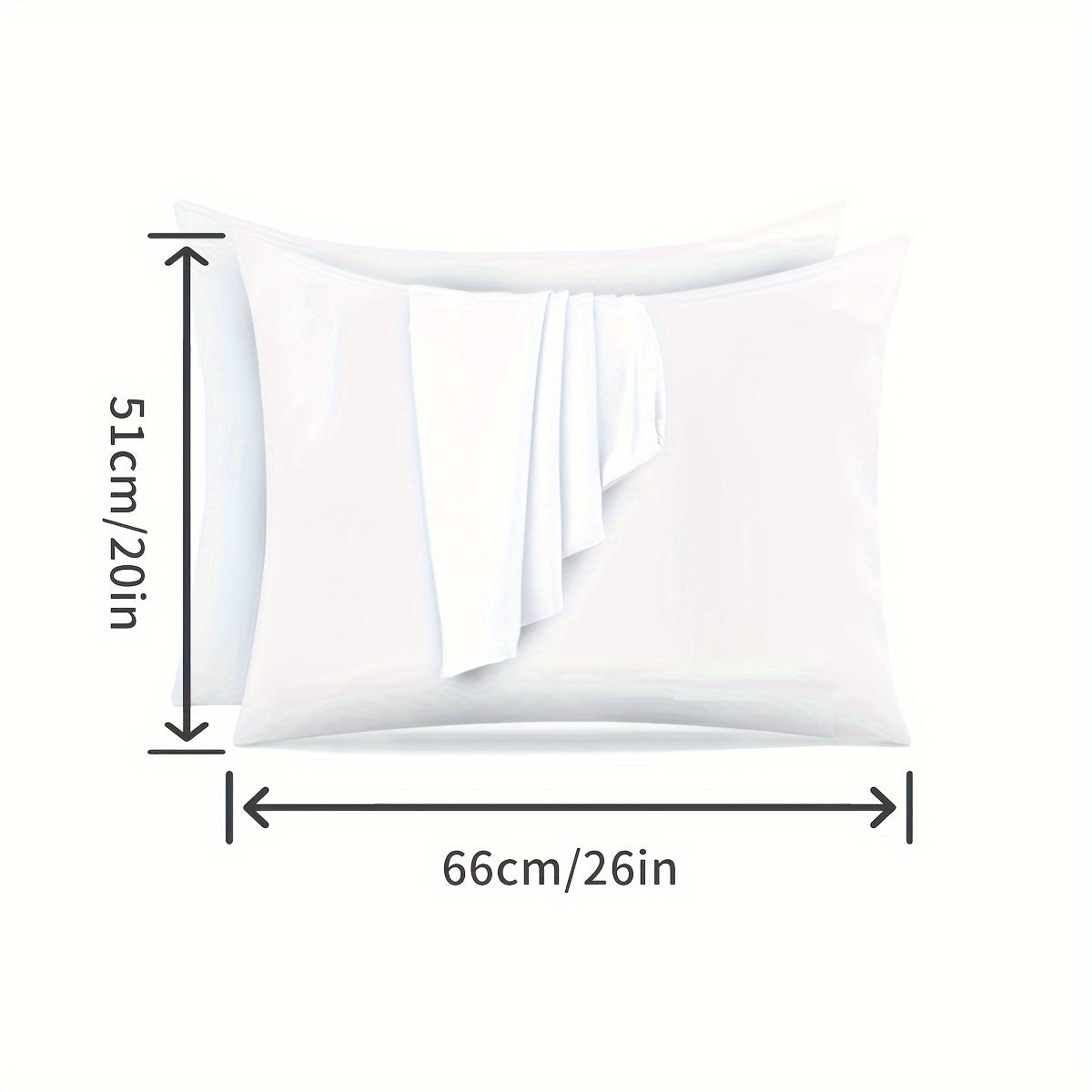 Waterproof Pillow Protector Cover 100% Polyester Breathable Zipper Closure