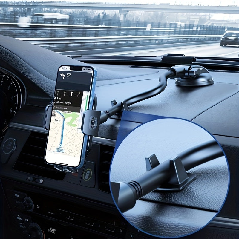 Universal Avtomobil Telefon Qoplami Moslashuvchan Gooseneck Panelga O'rnatish Alüminiy Alloy Suv o'tkazmaydigan