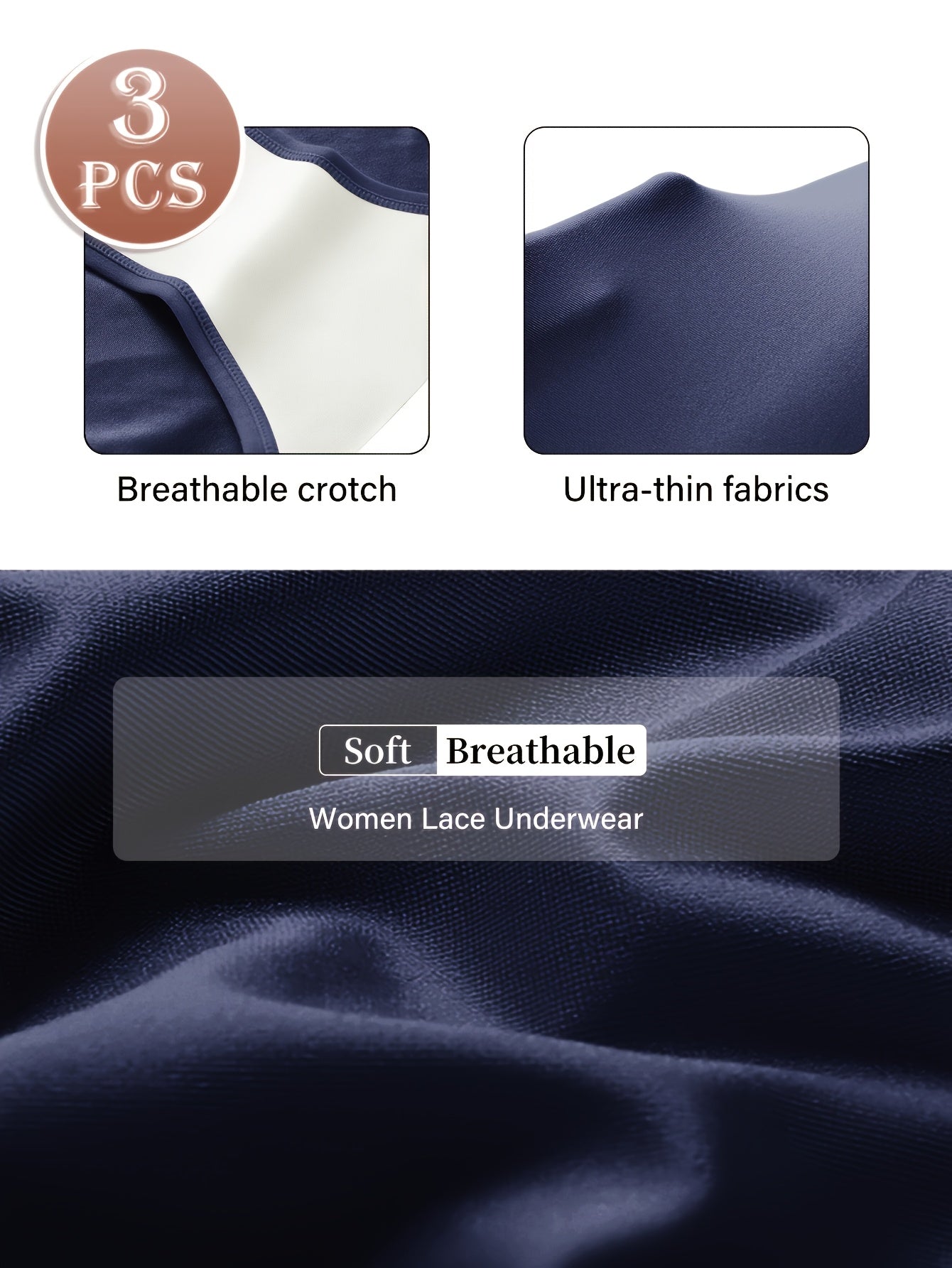 Women's High-Waist Tummy Control Briefs Breathable Mesh Seamless Butt Lift Polyester Elastane Set Black Pink Beige