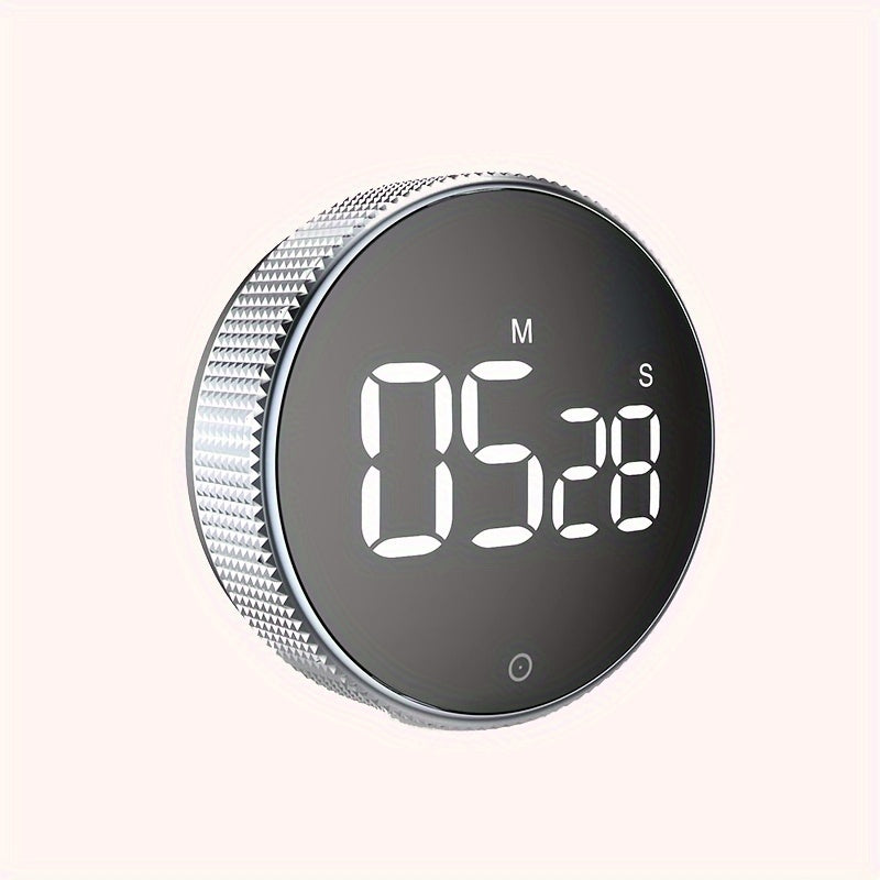 Регулируемый 3-скоростной бесшумный металлический кухонный таймер без батареи для готовки и упражнений