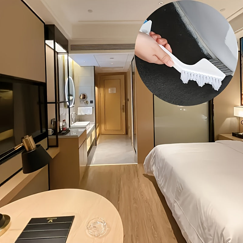 Ko'p maqsadli qattiq cho'tka bilan plita tozalash uchun plastik tutqich - Hammom, hojatxona, oshxona, yashash xonasi va yotoqxona tozalash uchun ideal - Ekologik toza, elektr energiyasi talab qilinmaydi - Burchaklar va yoriqlarni tozalash uchun mukammal