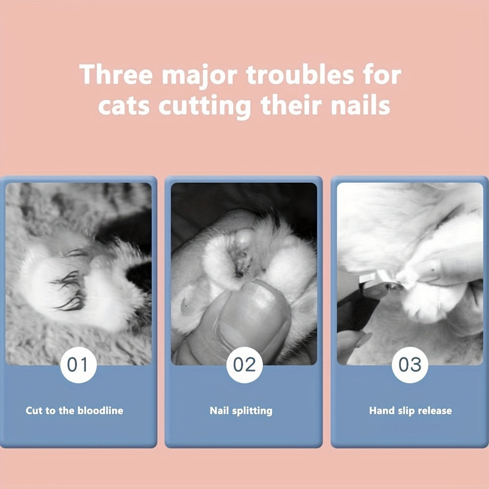 Pet Nail Grinder and Clipper for Dogs and Cats with Scissors Included