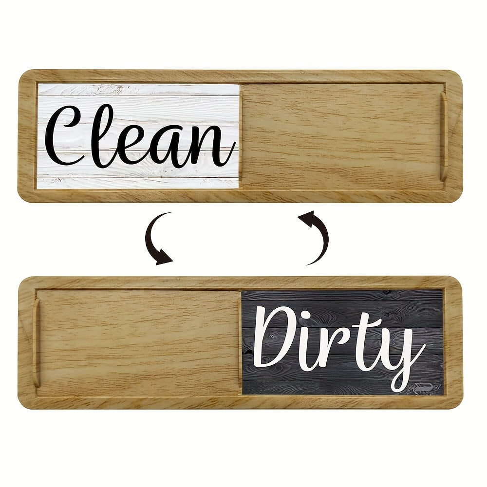 Dishwasher Magnet Indicator Durable Clean Dirty Sign Kitchen Accessory