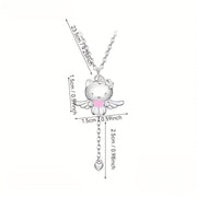 Ayollar va qizlar uchun mis qanotli taqinchoq taqinchoq, chiroyli, oddiy zargarlik sovgʻasi