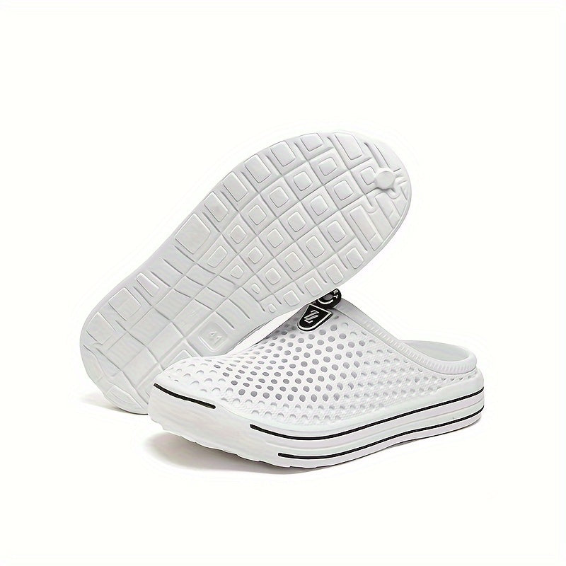 Unisex Breathable Mesh Beach Sandals Slip-On Casual EVA Garden Shoes