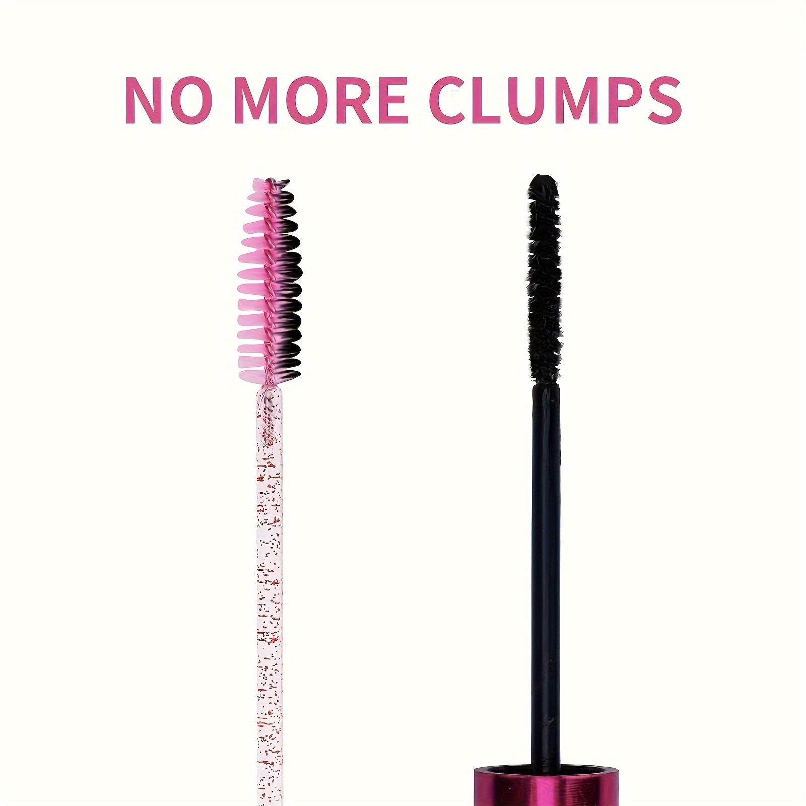 Qosh va kirpik cho'tkalar to'plami 100 dona Sayohat uchun saqlash, suv o'tkazmaydigan emas