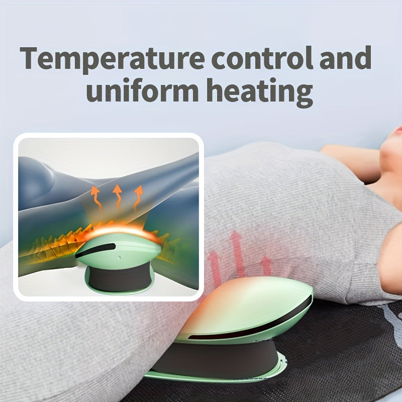 Portable Electric Lumbar Traction Device with Heat Vibration and USB Rechargeable