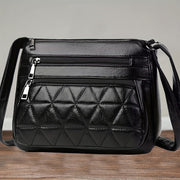 Women's Black Casual Crossbody Bag with Adjustable Strap Small Durable for Going Out