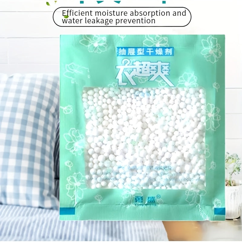 6 dona, 10 dona va 20 dona o'lchamdagi namlikni so'ruvchi sumkalar, tortmalar va shkaflar uchun, uyning turli joylarida foydalanish uchun ideal.