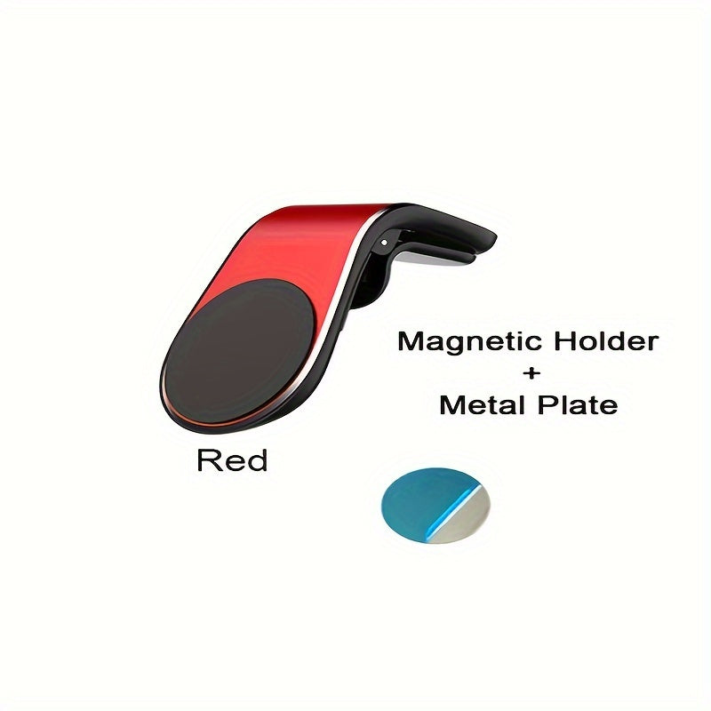 Magnetic Phone Mount Vent Holder Aluminum Alloy 360° Rotation Rust-Resistant