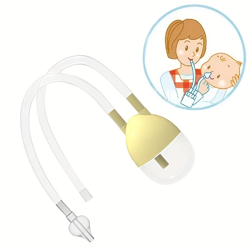 Newborn Baby Nasal and Oral Suction Devices Set for Snot Removal and Oral Care