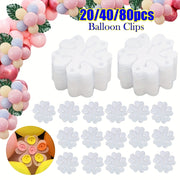 Клипсы для шаров и держатели для моделирования цветов для праздничных украшений и подарков в различных количествах. Идеально подходит для дней рождения, свадеб, выпускных и юбилеев.