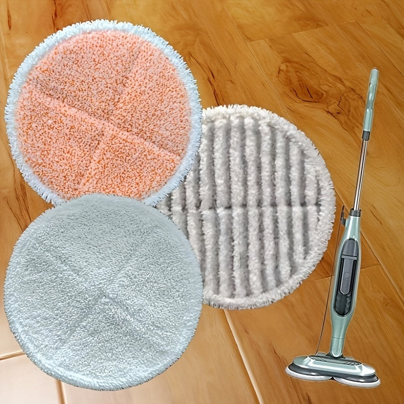 3-Piece Mop Cloth Replacement Set for Spinwave Models, Heavy Matte and Soft Pads