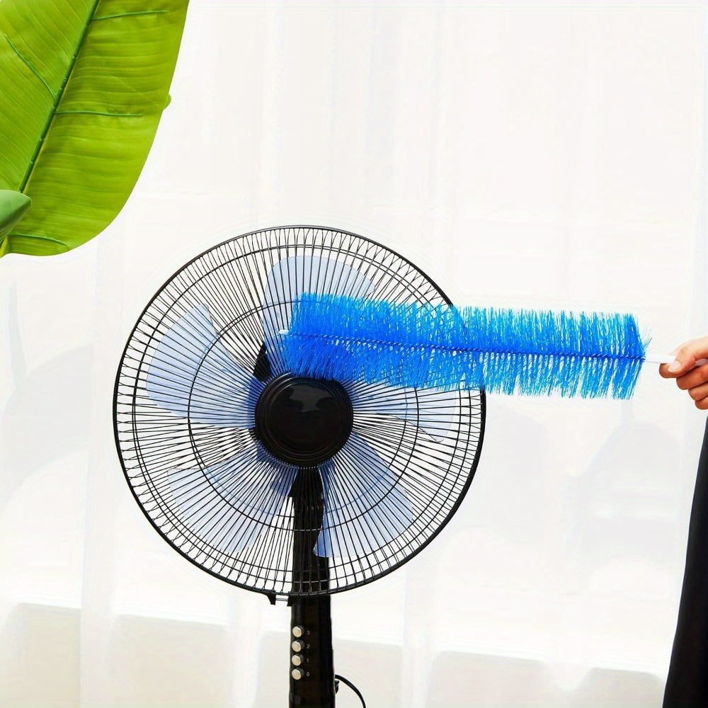 Гибкие щетки для очистки вентиляторов с длинными сгибаемыми ручками, синий пластик