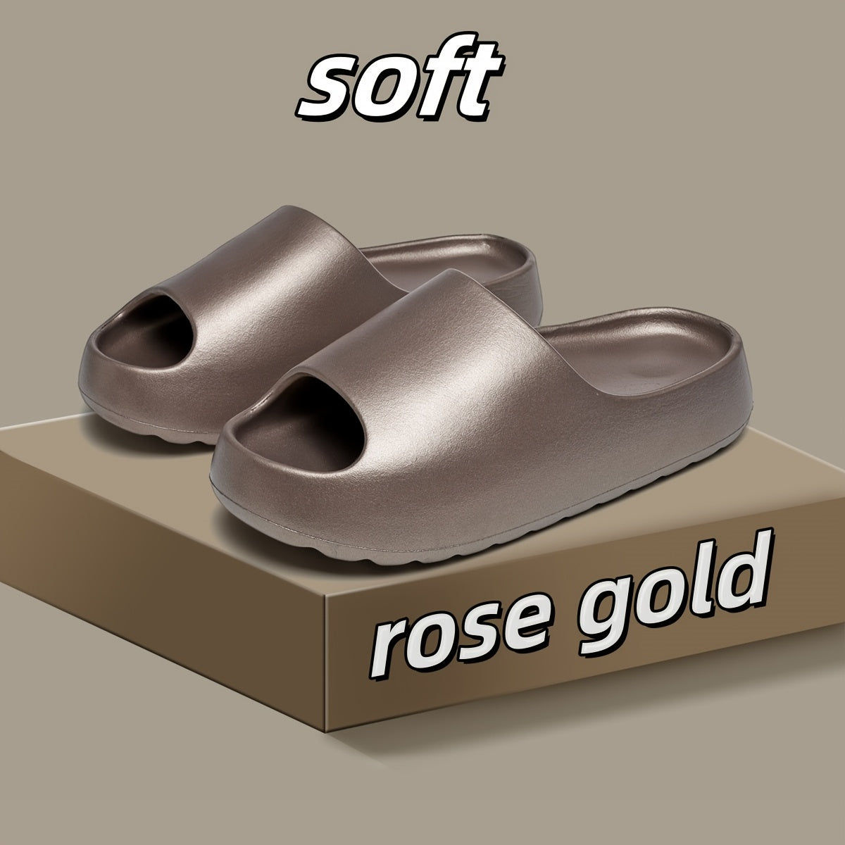 Ayollar uchun EVA slip-on sandallari, engil, ochiq barmoqli, nafas oladigan, ichki va tashqi foydalanish uchun