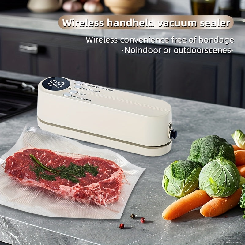 Mini Sealers uchun Snaklar Chips va Itlar uchun Mukammal USB Qayta Zaryadlanadigan Teal 4 Vacuum Sumkalar