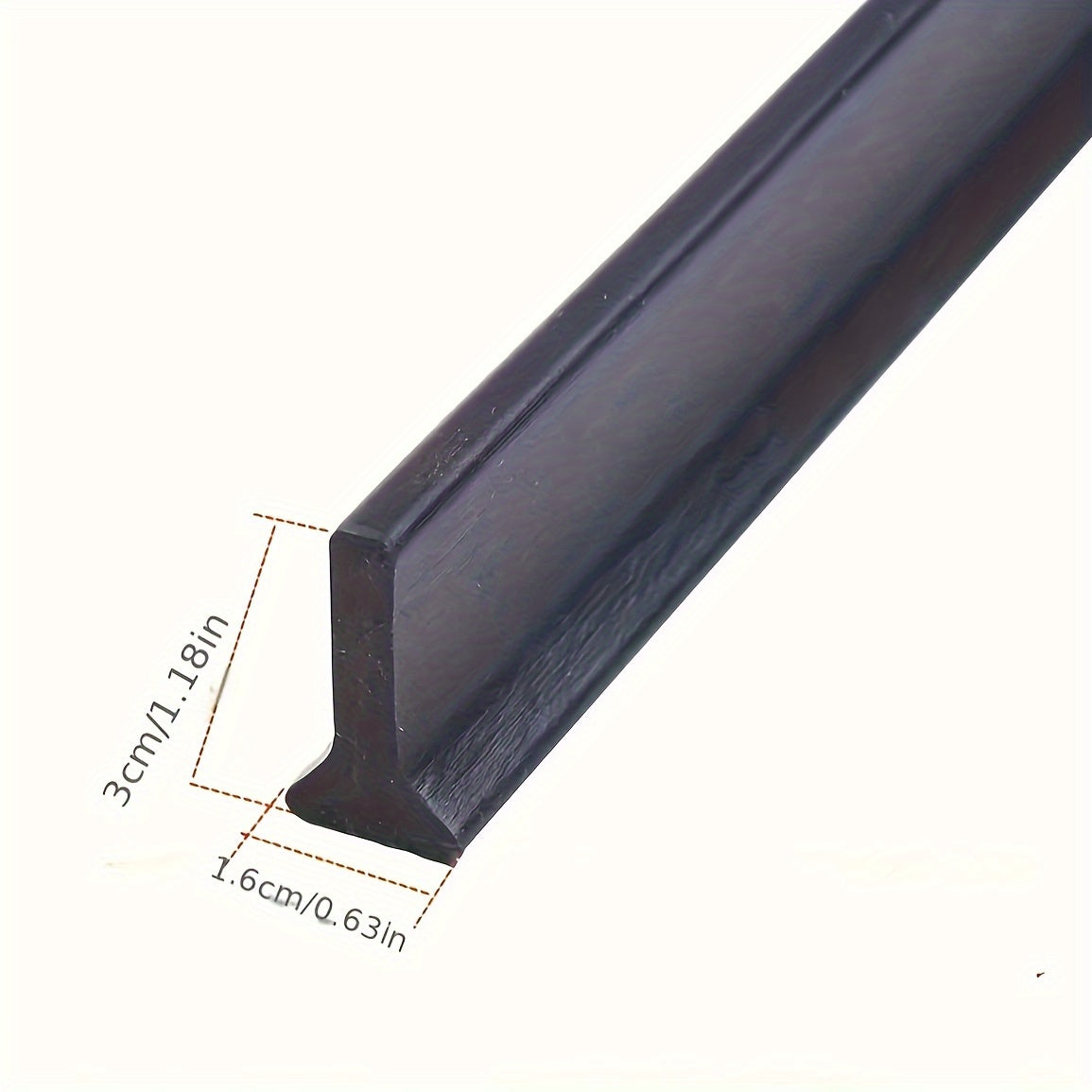 Гибкий порог для душа, водяной барьер высотой 3 см, мягкий TPE, барьер для пола в ванной