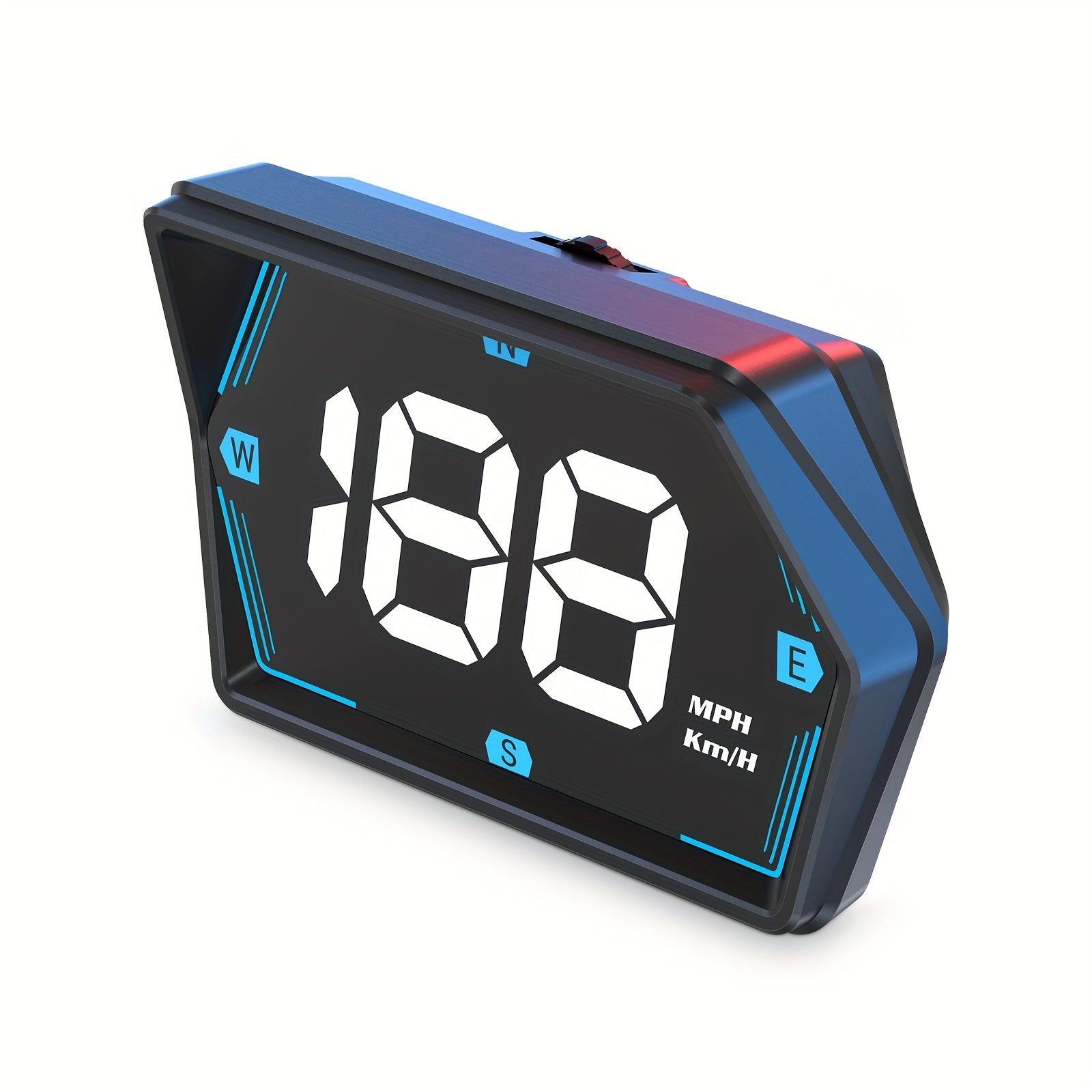 Car HUD Head-Up Display Speedometer Odometer with Colorful Light, Auto Brightness