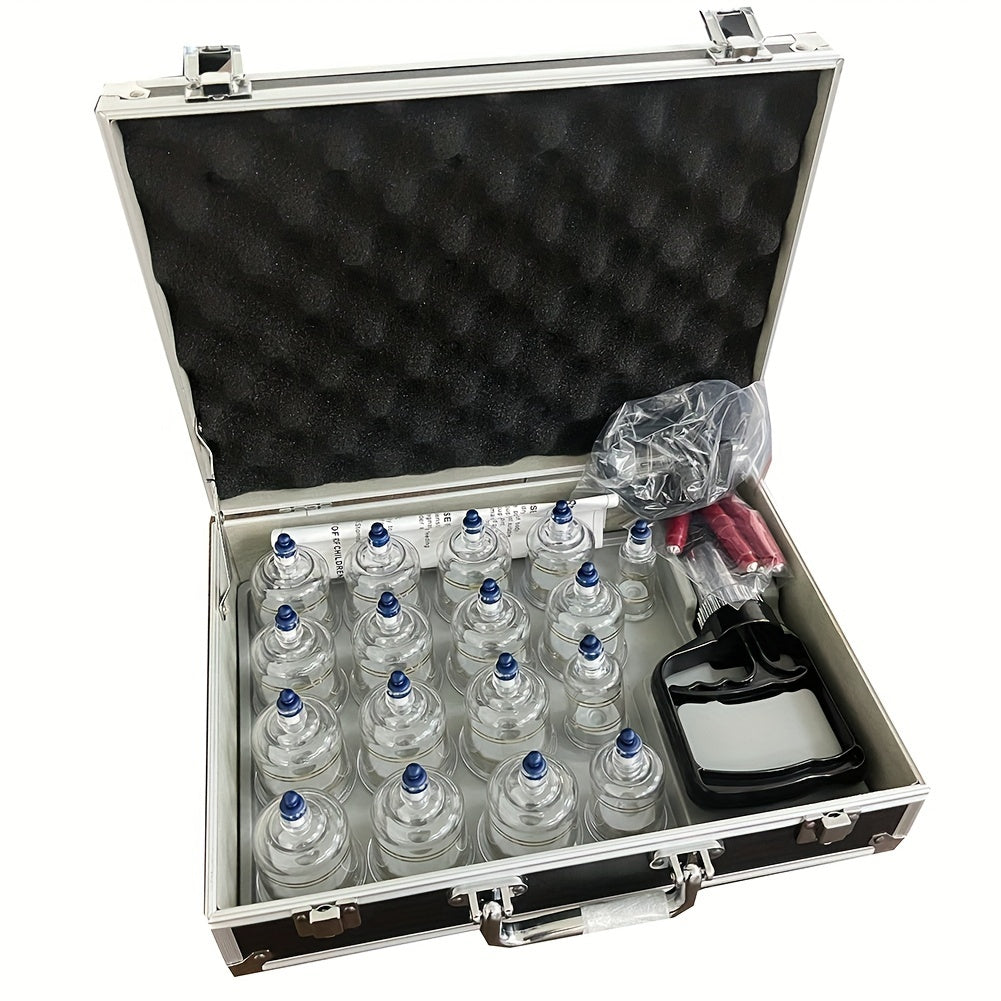 Plastic Cupping Therapy Set for Whole Body Vacuum Cups for Massage and Pain Relief