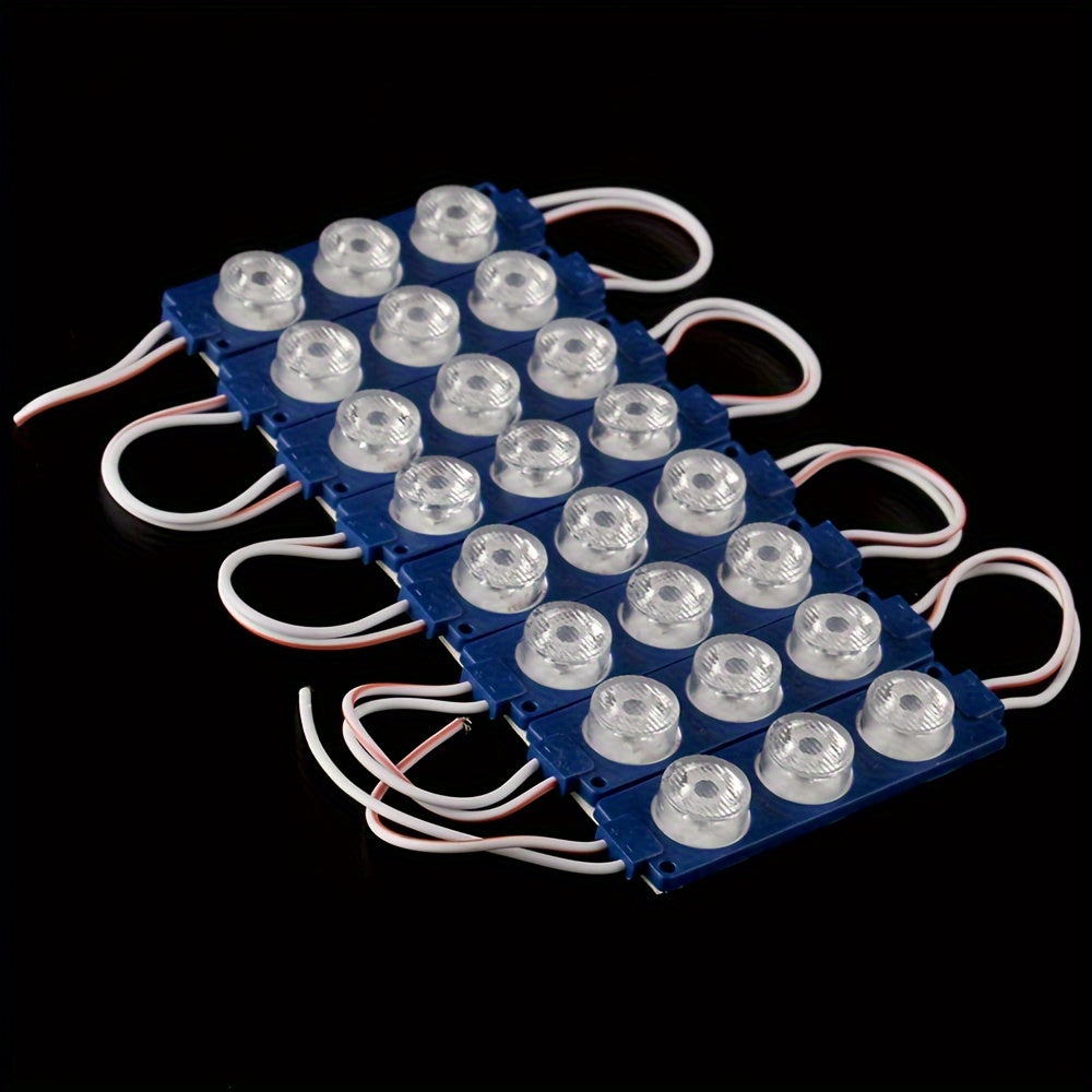 8 Pcs LED Round Module for Truck Car Side Warning Lights DC12V 24V