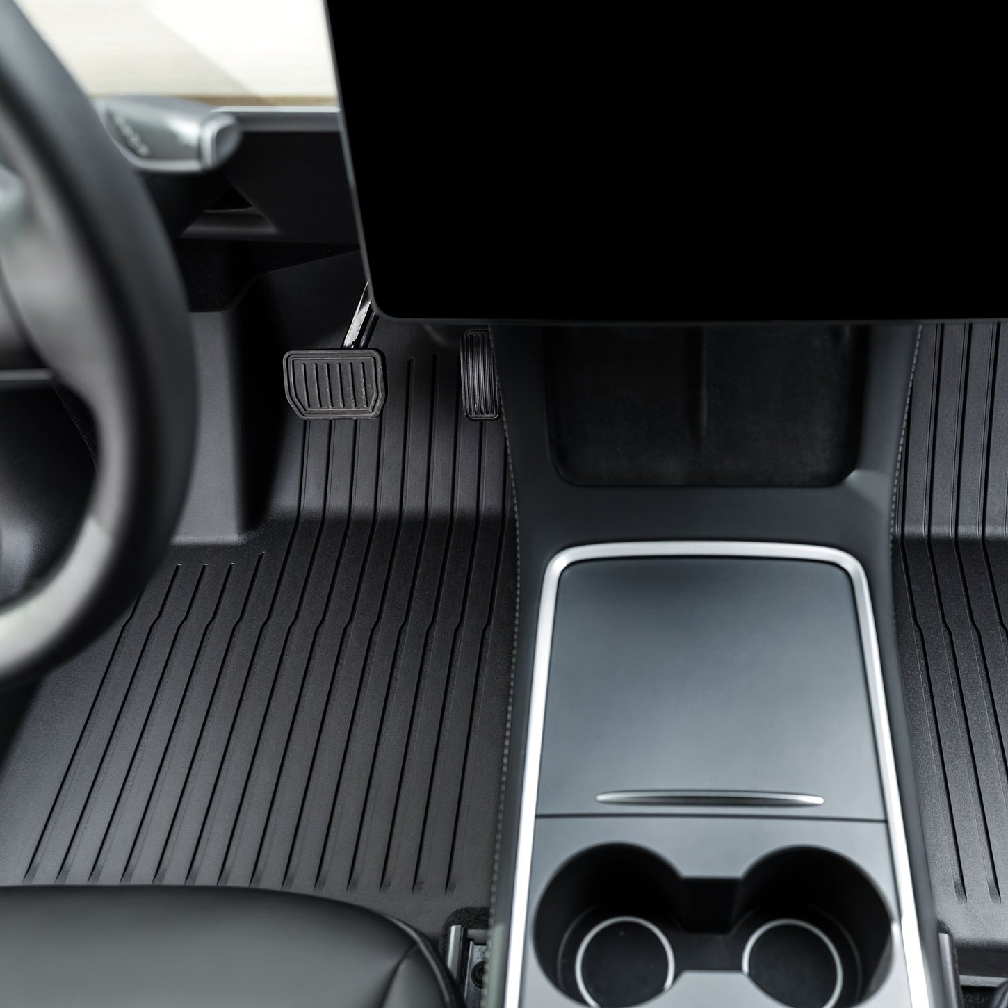 Model Y 2020-2024 uchun barcha ob-havo TPE pol va bagaj matolari 5 o'rinli