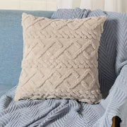 Velvet Diamond Grid Camel Pillowcase 1 Piece