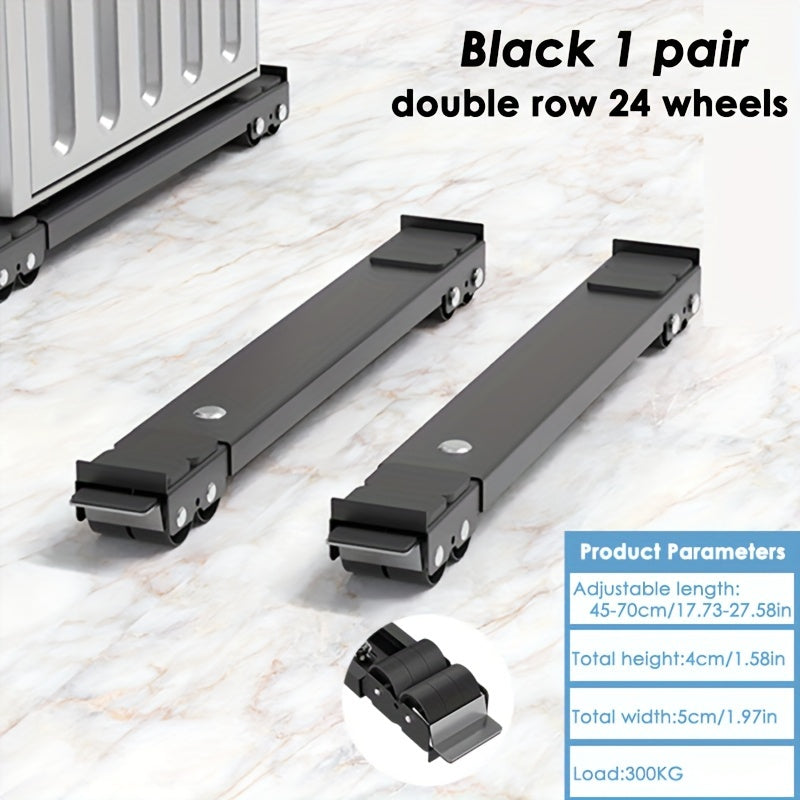 Metall yuvinish mashinasining stendi 300kg yuk, anti-vibratsiya, sirpanishga qarshi, g'ildiraklar bilan