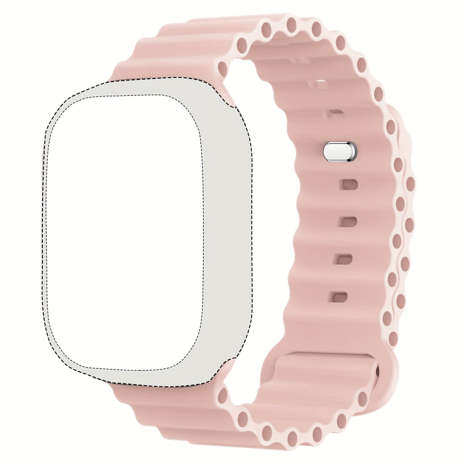 Silicone Sport Band for Apple Watch Ultra Series Waterproof Breathable Compatible with 45mm 46mm 44mm 42mm 49mm Men Women