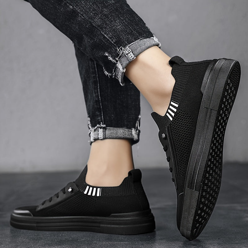 Men's Mesh Sneakers Lightweight Breathable Low Top Casual Shoes