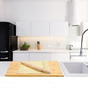 Large Reversible Bamboo Pastry Board 50.8x40.64cm Kitchen Cutting Countertop Edge