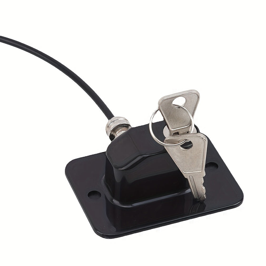 Cierre de seguridad para niños en la nevera, plástico no tóxico, blanco y negro, llave para despensa y congelador