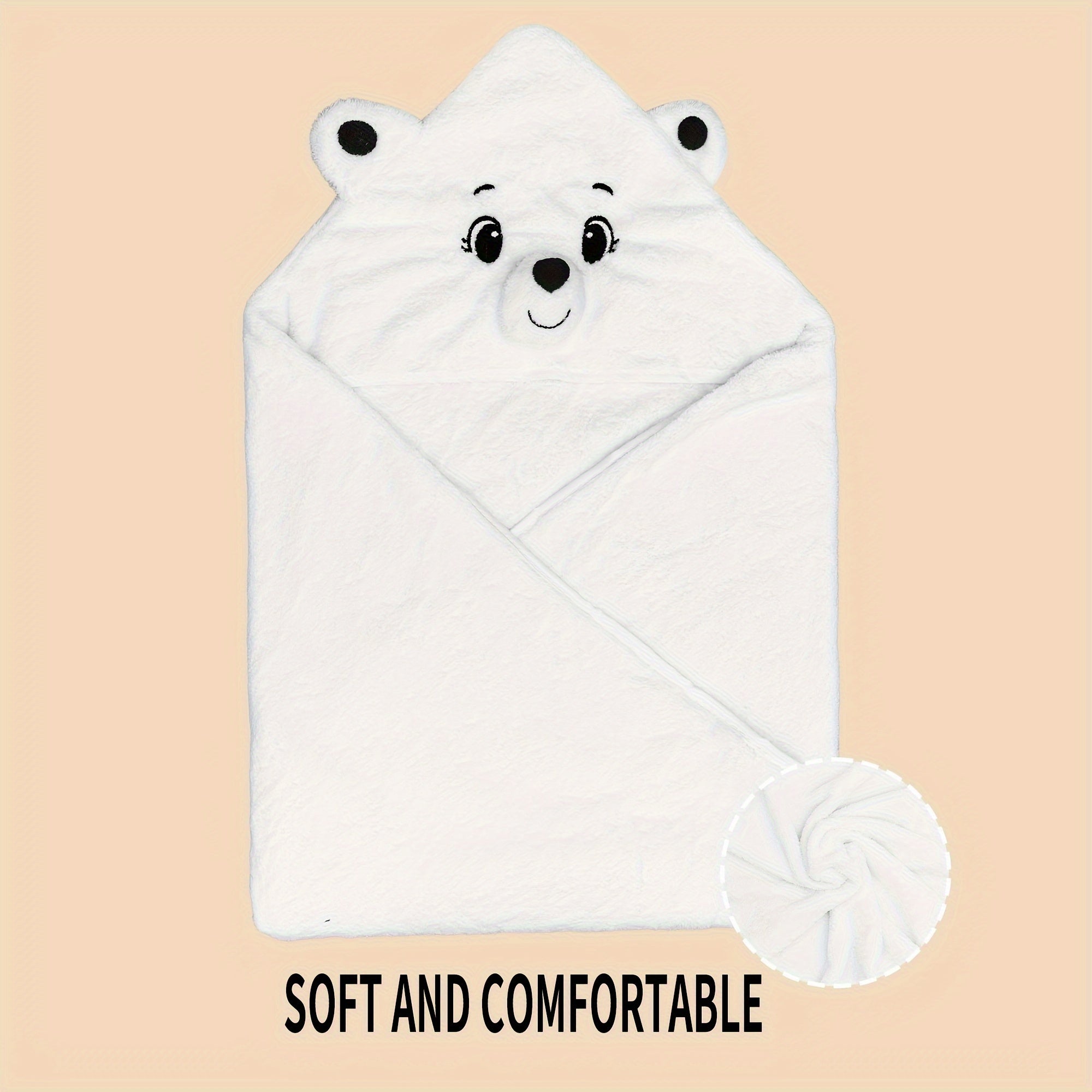 Ультрамягкие микрофибровые полотенца с капюшоном для детей с милым дизайном мультяшных животных - носимые пледы, идеальны для всех сезонов, отличный подарок для новорожденных и детей в возрасте от 0 до 8 лет. Идеально подходит для Рождества и Хэллоуина.