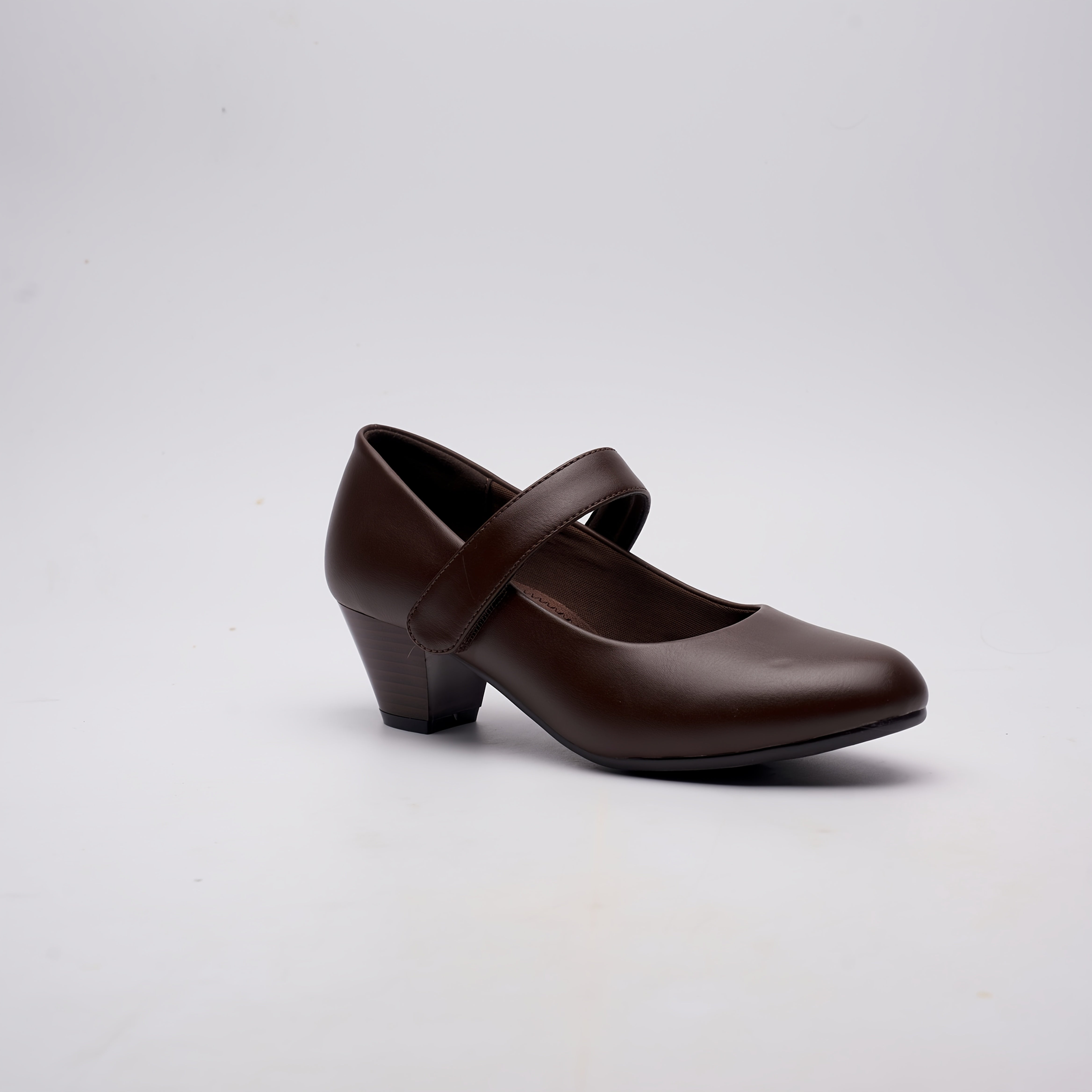 Women's High-Heeled Shoes with Arch Support and Thick Block Heels