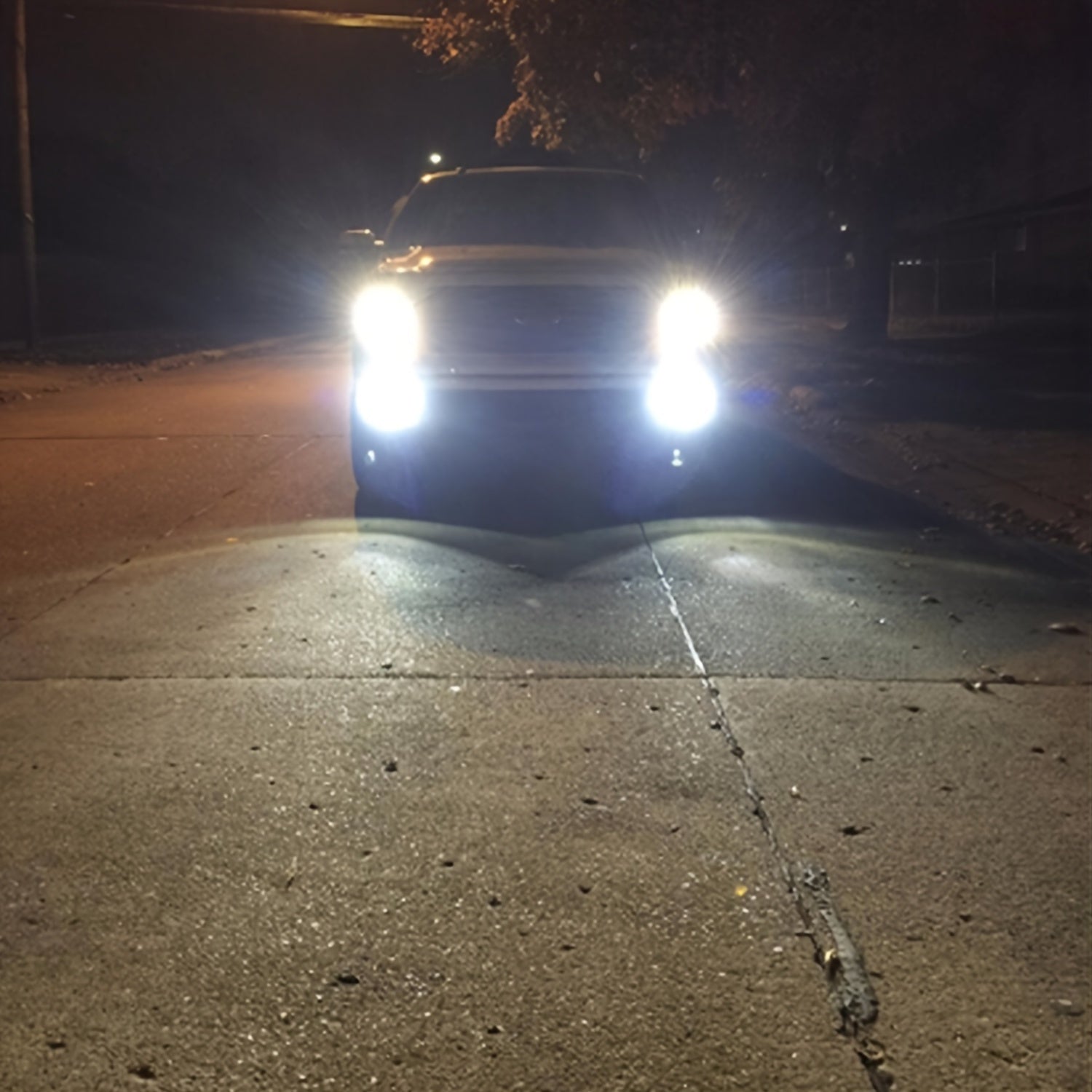 2шт. LED-лампочки противотуманных фар H11 H8 H9 6000K супербелого цвета для автомобиля