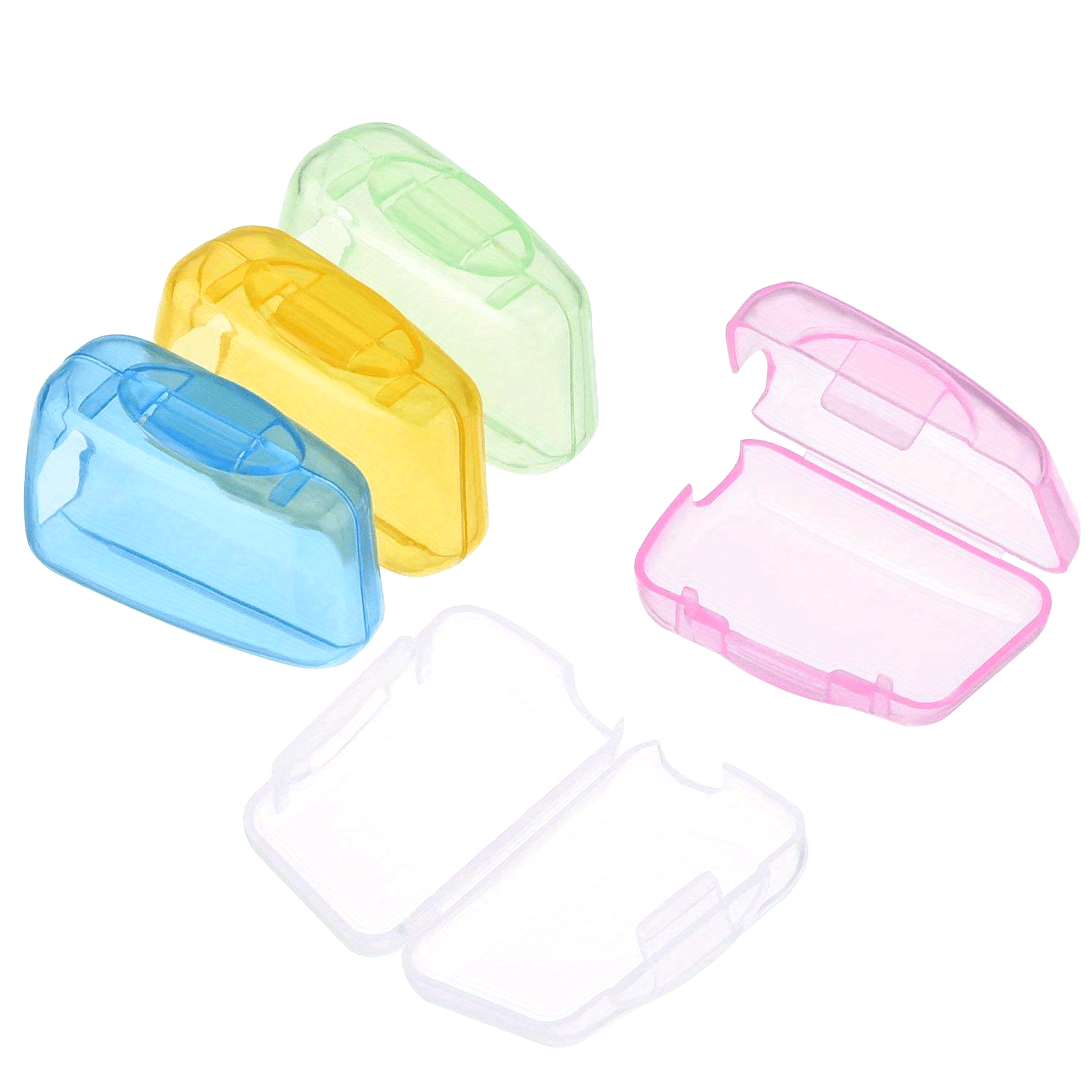 Travel Toothbrush Covers Set Dustproof Toothbrush Head Protectors Pack of 5