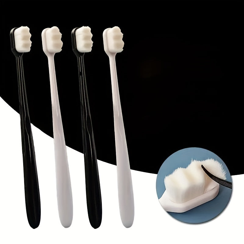 Set of 4 Ultra Soft Toothbrushes for Sensitive Teeth and Gums