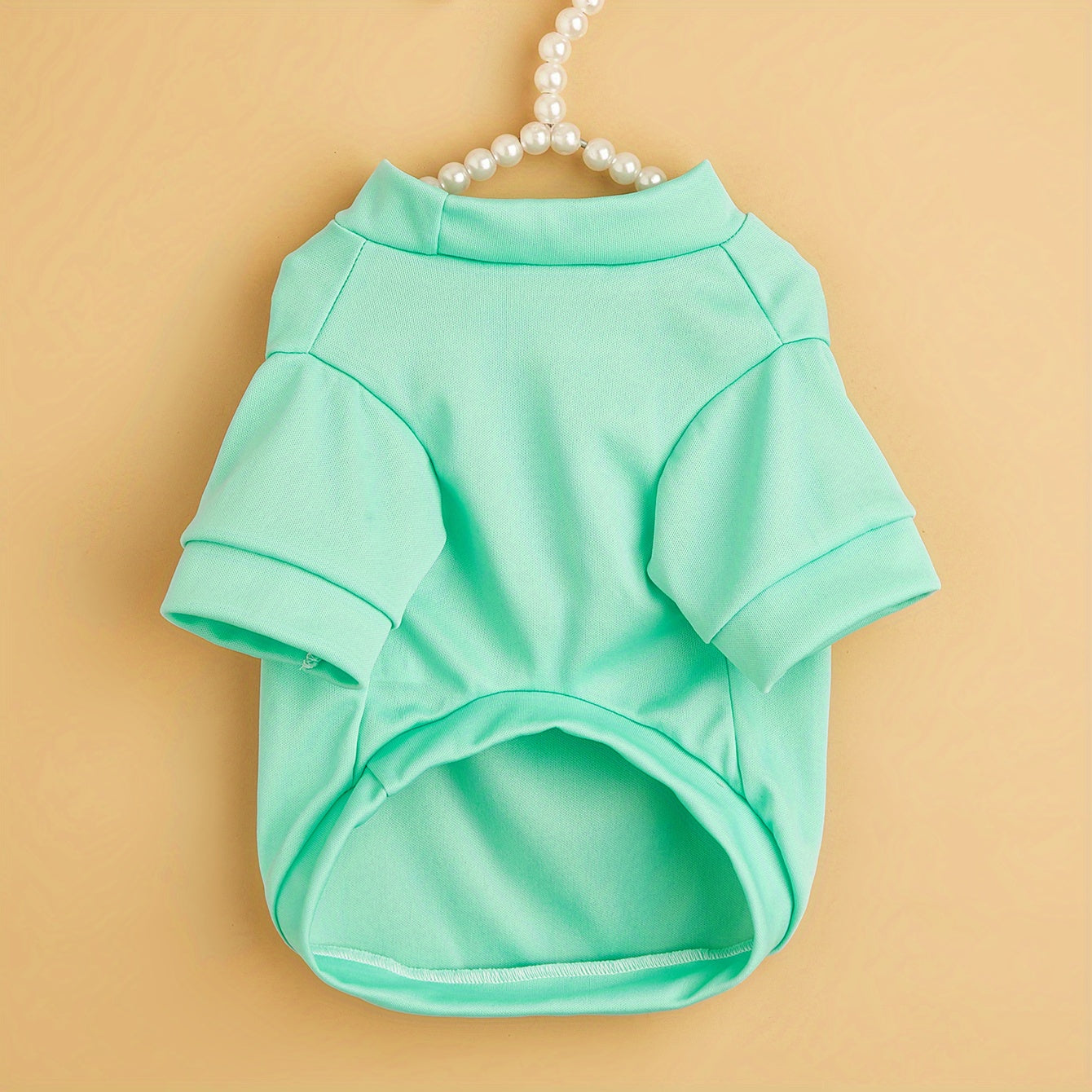 Pet T-Shirt Quick Dry Summer Dog Tee Casual Knit Polyester Small Medium Toy