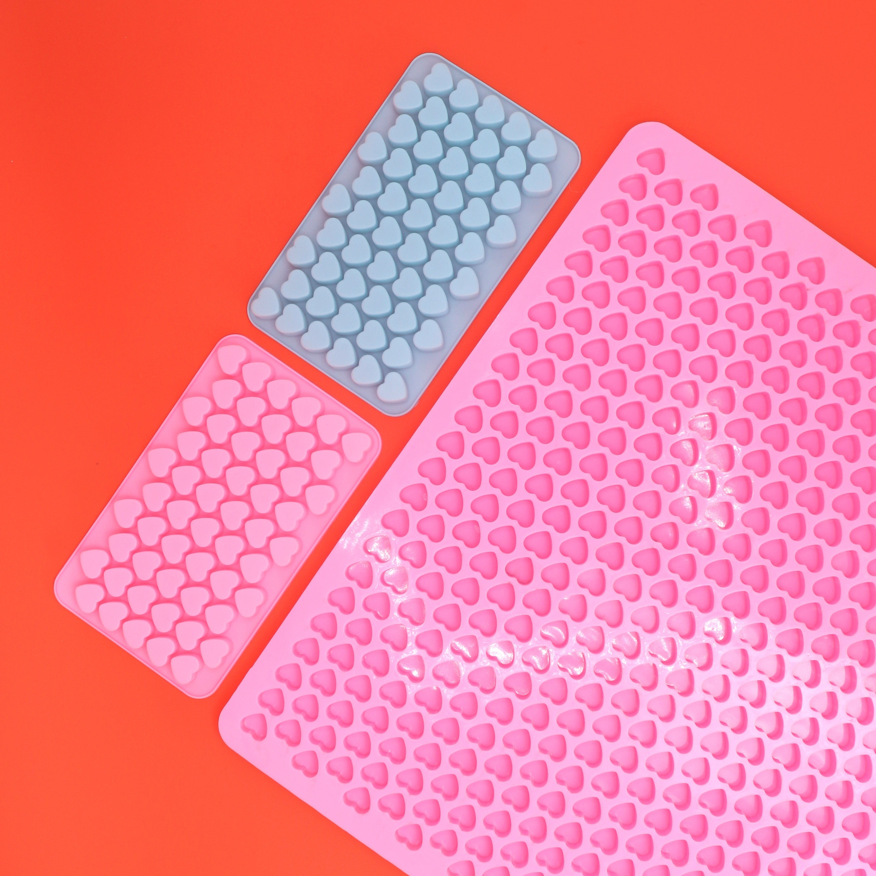 Mini Heart Shaped Silicone Gummy Molds for Candy, Ice, Soap, Jelly 1pc