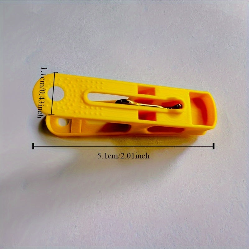 Pack of 40 Colorful Plastic Clothespins Sturdy Laundry Clips for Drying Delicates