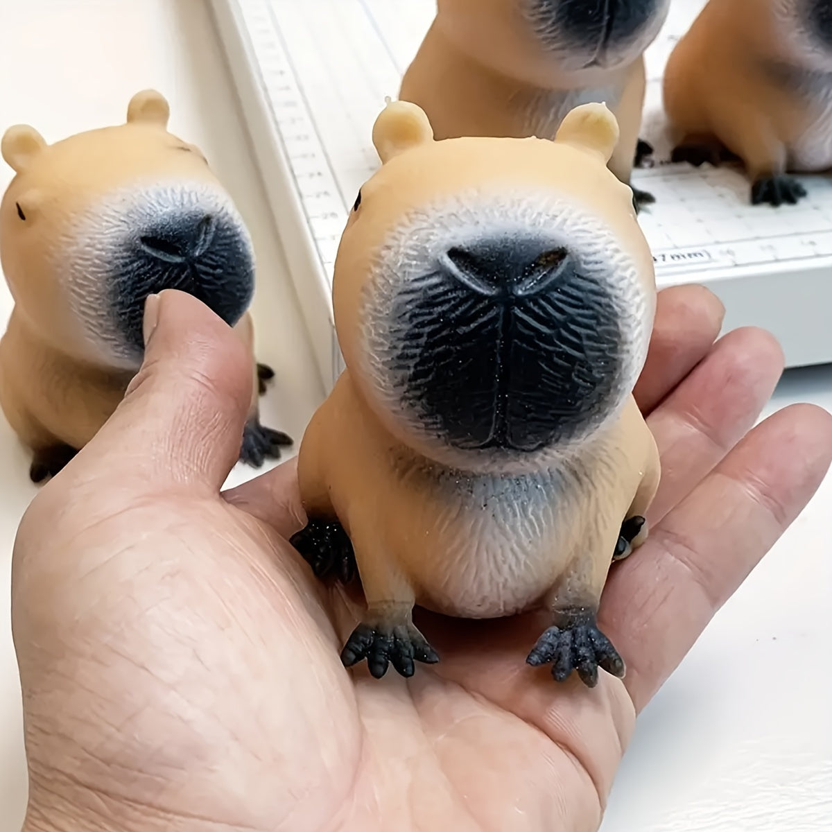 Juguete antiestrés para niños y adultos, material TPR duradero, diseño de animal novedoso