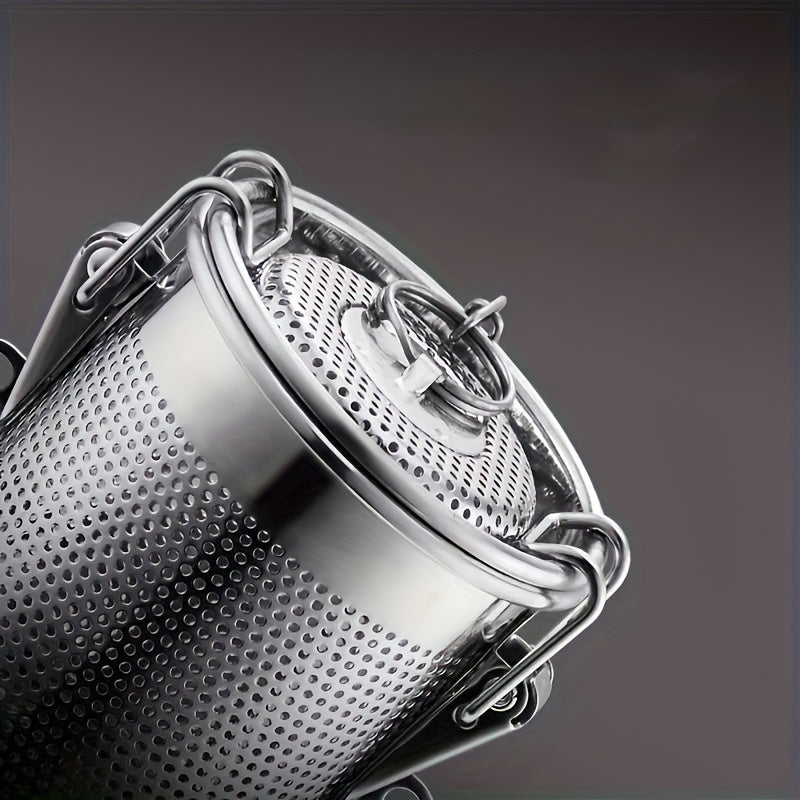 Stainless Steel Spice Infuser for Loose Leaf Tea Herbs and Seasonings