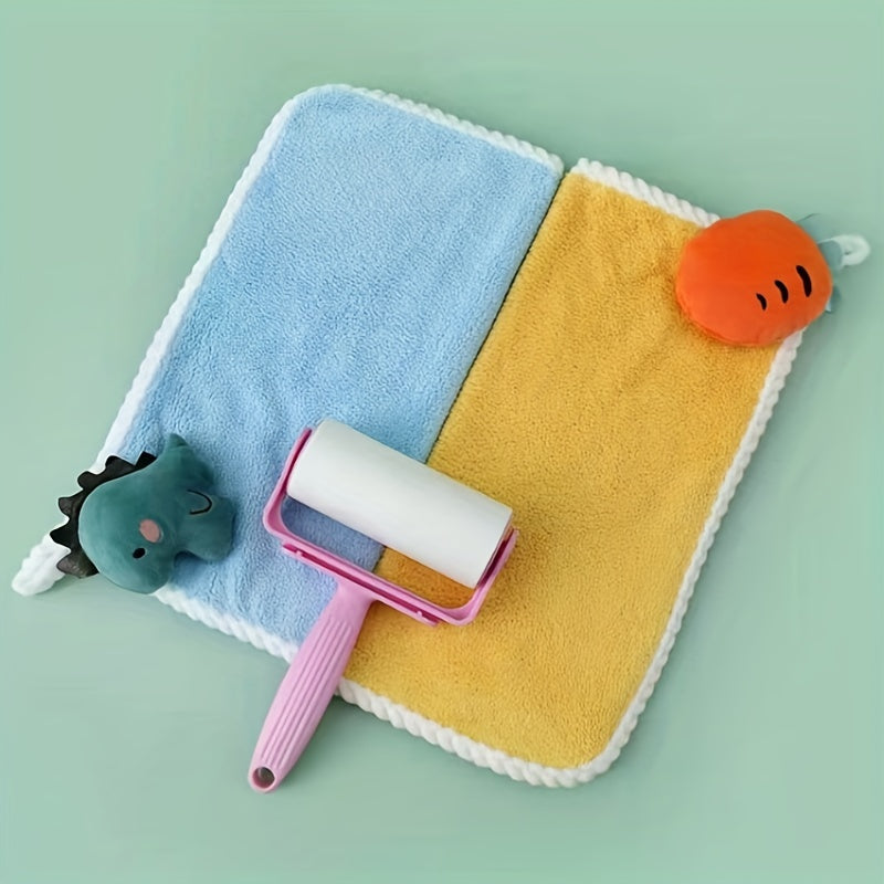 Absorbent Cartoon and Coraline Hand Towels for Kitchen and Bathroom Use