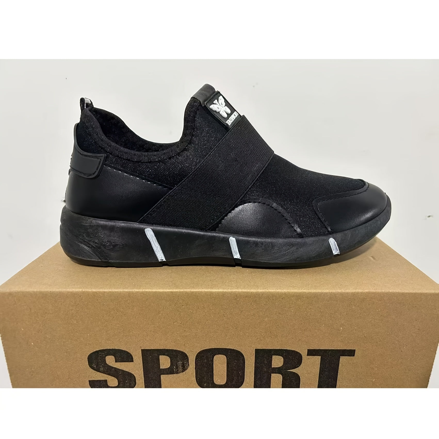 Zapatillas de lona altas para mujer sin cordones para viajes casuales de otoño
