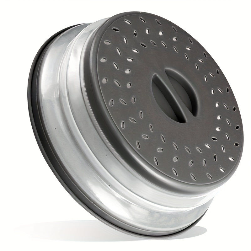 Yopilishi mumkin bo'lgan mikroto'lqinli pech uchun 26.67 sm ventilyatsiya qilingan yopqich bilan xavfsiz pishirish uchun Splatter Guard