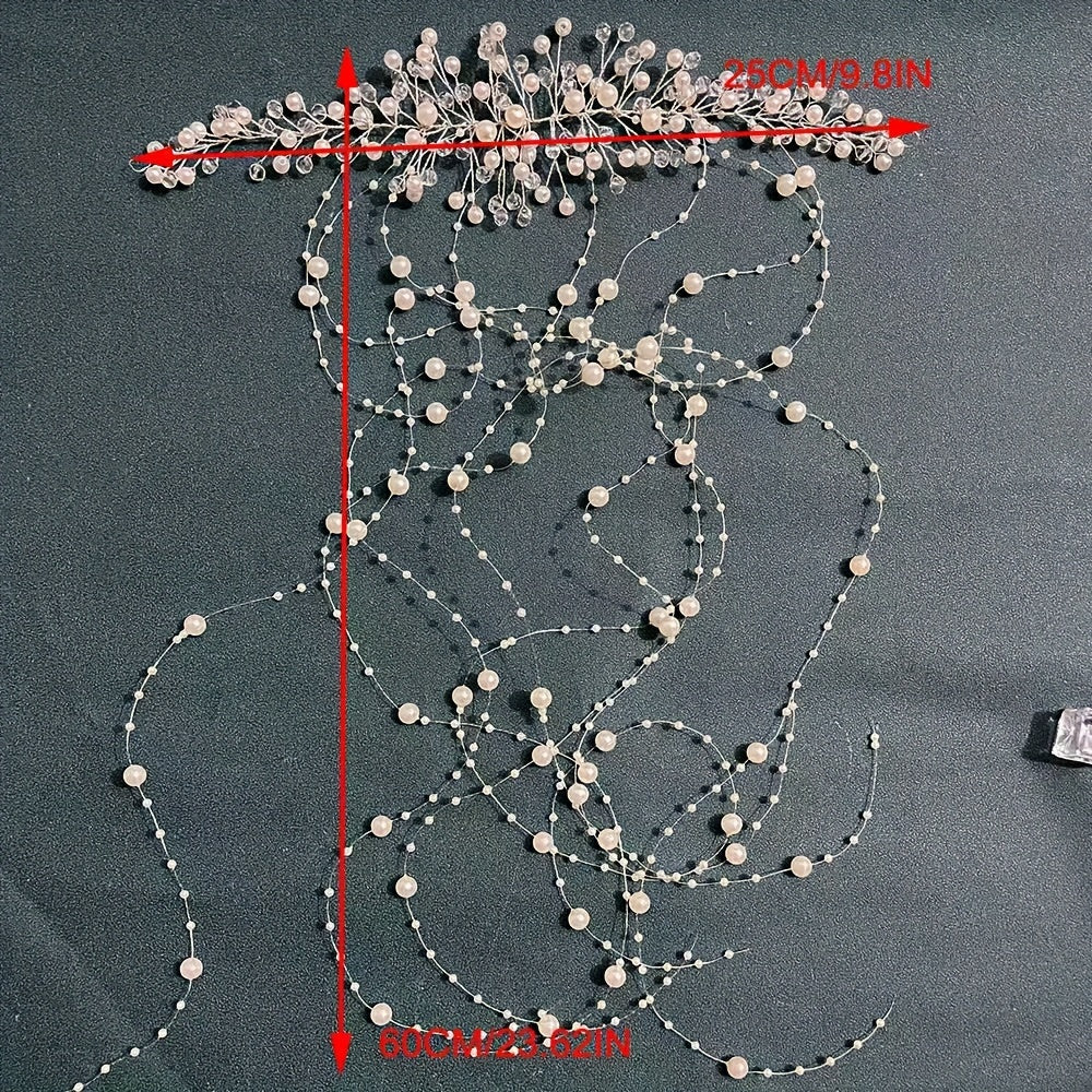 Bridal Headpiece Wedding Accessory Tassel Elegant Hairpiece for Brides