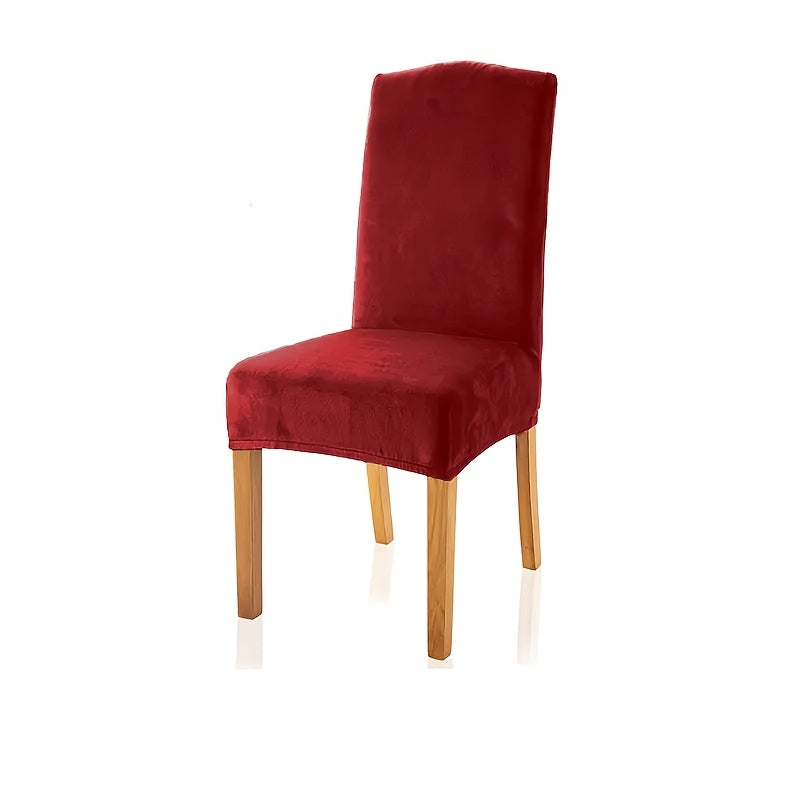 Christmas Themed Dopamine Color Office Chair Cover Fleece Jacquard Fruit Design