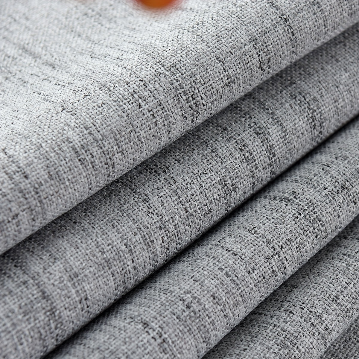 Vintage-ilhomlangan Meteor Burlap Qora O'chirish Pardasi - Dog'ga chidamli, Rod Pocket Dizayni, Pleated Polyester, Yashash xonasi va Yotoqxona uchun, Yorug'likni to'suvchi, Oson parvarish, Yashash xonasi pardalari