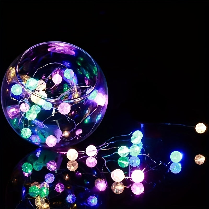 Sozlanadigan kechki yoritgichli LED sehrli chiroqlar, plastik chiroq soyaboni, ichki Rojdestvo bayrami bezaklari