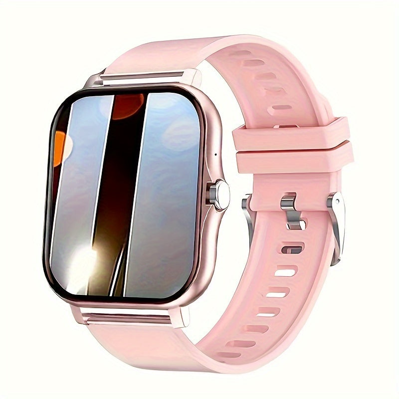 Unisex Smart Watch 1.69 Inch Touch Screen Fitness Tracker Wireless Call Compatible with Android and iOS
